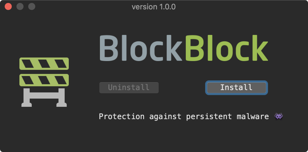 objective sees blockblock accidentally blocked something