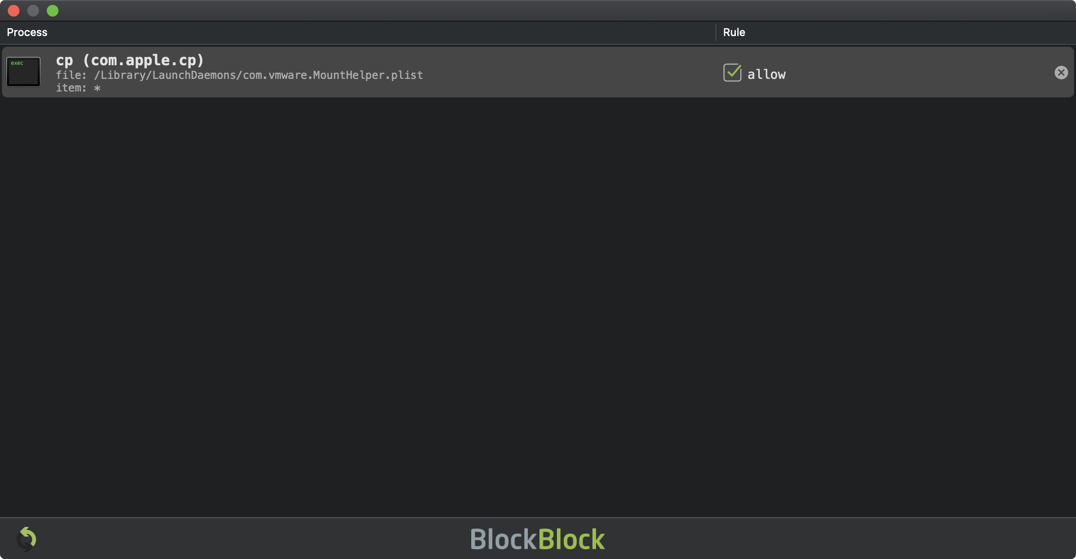 objective sees blockblock accidentally blocked something